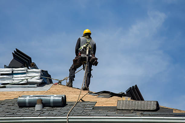 Professional Metal Roofing technician working in Swansboro, NC